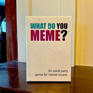 WHAT DO YOU MEME adult party game for meme-lovers.